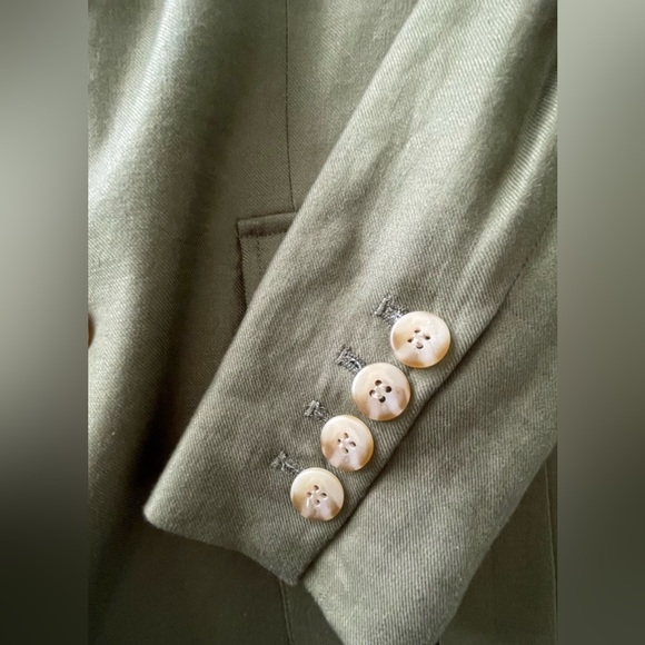 NEW ELIE TAHARI KHAKI BLAZER WOMEN’s - Picture 7 of 12